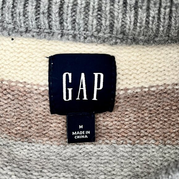 Gap Striped Knit Sweater Size medium - Picture 12 of 13